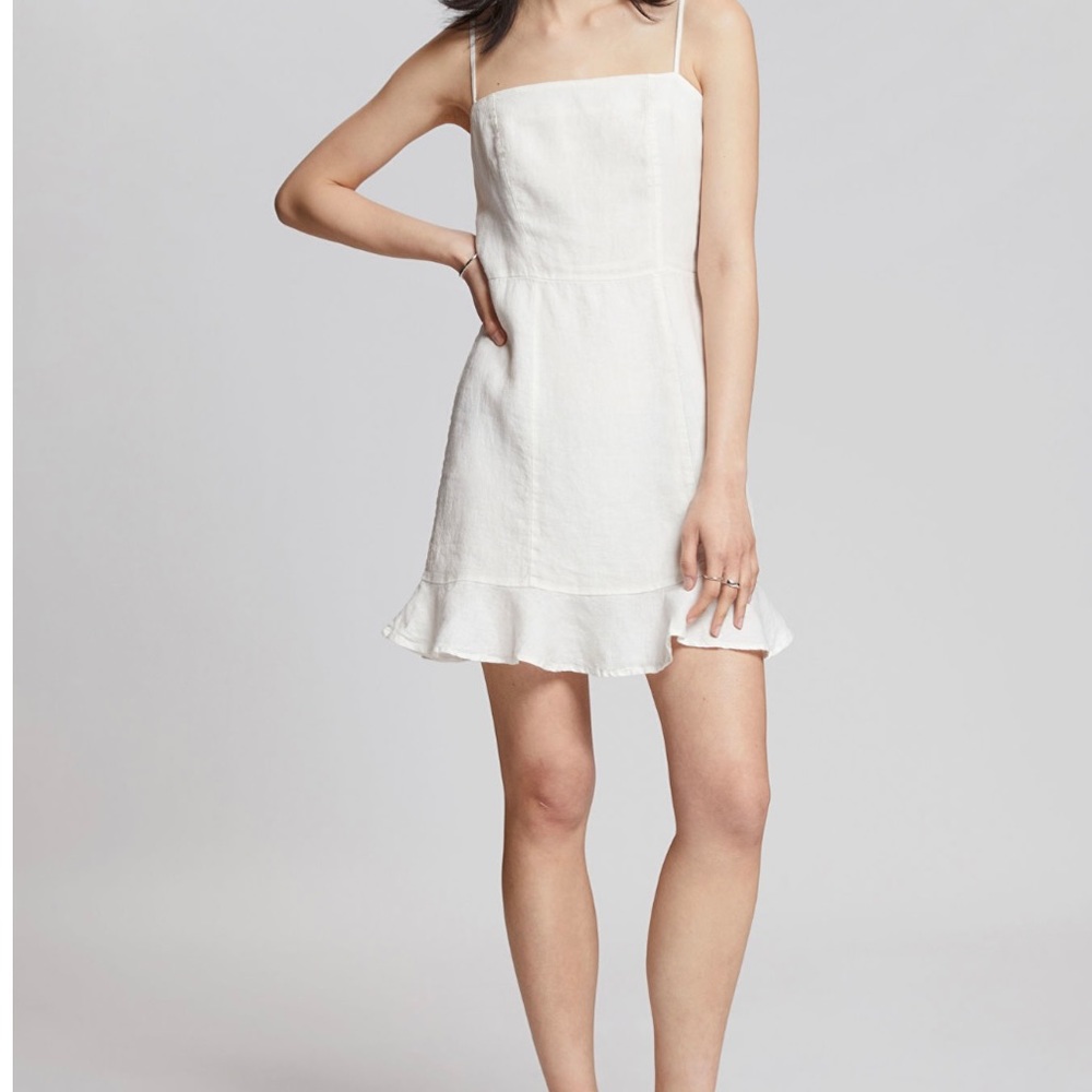 NWT linen white & other stories dress